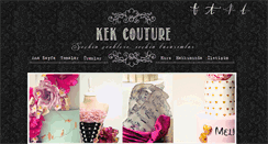 Desktop Screenshot of kekcouture.com